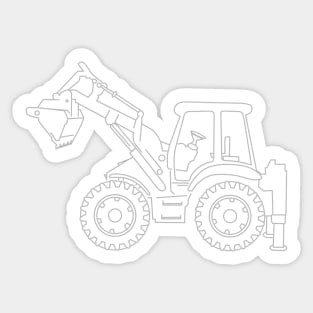 Excavator Sticker